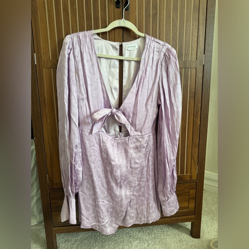 Lovers + Friends Elaine Dress in Lilac - Picture 3 of 5